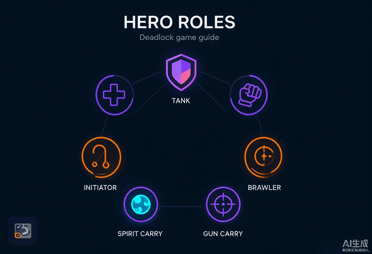 Deadlock hero roles diagram
